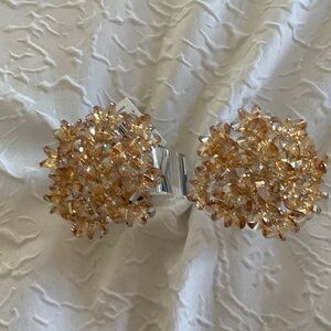 NWT KIM SEYBERT CHAMPAGNE ASTER NAPKIN RINGS SET OF 2